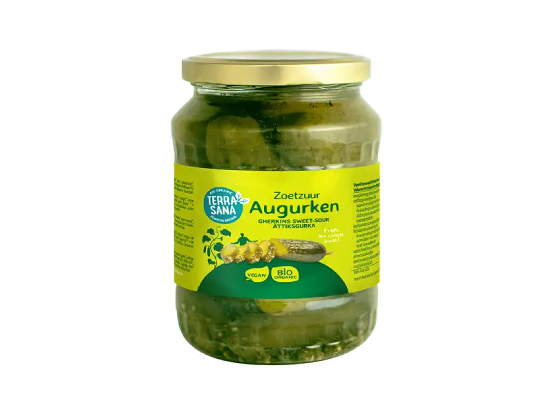 TerraSana Gherkins Sweet & Sour